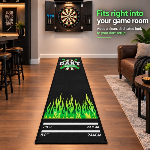 247 2cm 3cm darts mat - x,