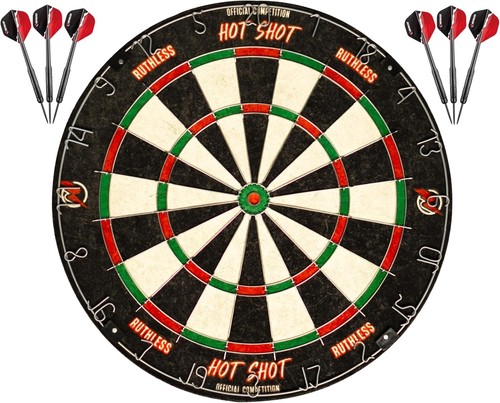 Dartboard set sisal - |, +