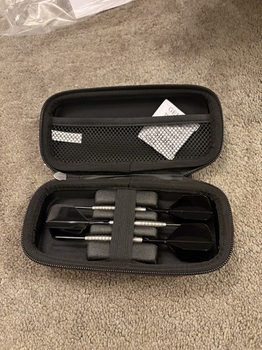 Black hard shell - darts, case