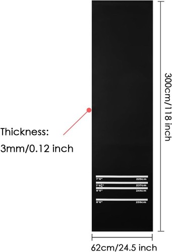 300cm 62cm darts mat with - mat,