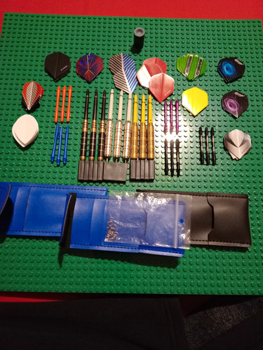 Steel tip dart set bundle - steel,