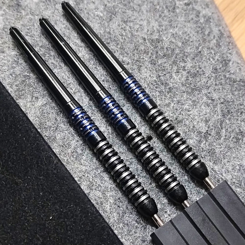 Steel tip darts set - steel, black
